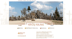 Desktop Screenshot of kryziukalnas.lt